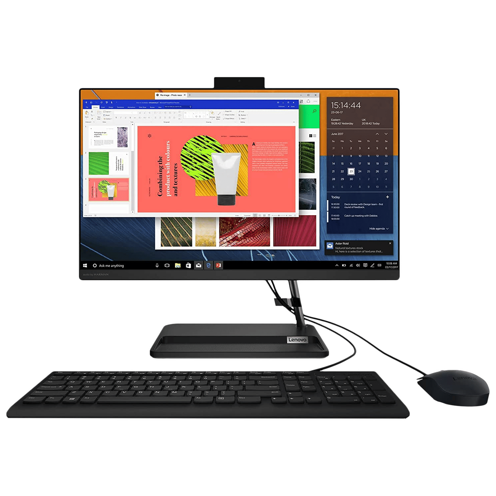 Buy lenovo IdeaCentre AIO 3 21.5 Inch Full HD IPS Display AMD